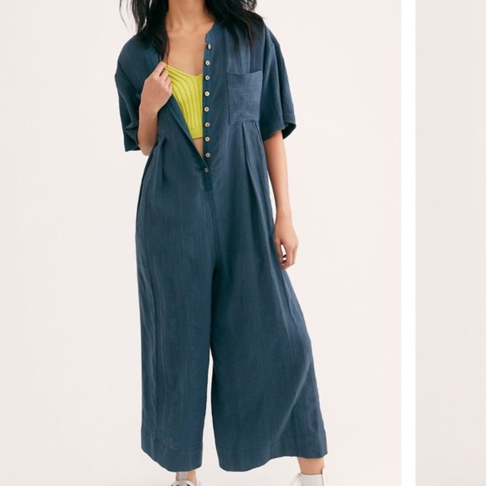 Free People Current Obsession Jumpsuit